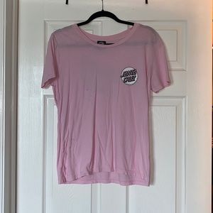 Pink Santa Cruz T-shirt